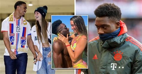 Alphonso Davies and Jordyn Huitema: Split, rumours,。